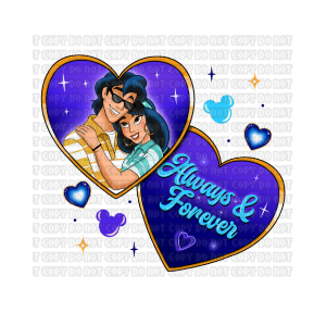 Chicano A&J Valentines UVDTF Decal