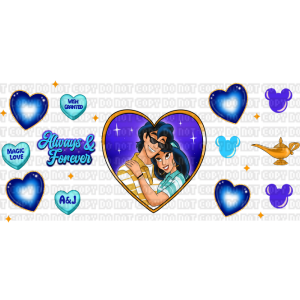 Chicano A&J Valentines Libbey Wrap