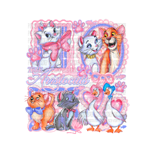 Gatita Coqueta UVDTF Decal