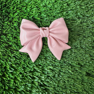 Pink Bow 3D Printed Straw Topper