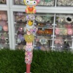Yellow Unicorn Kitty Beaded Pen