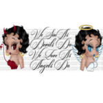 Betty Diablita Y Angelita Libbey Wrap