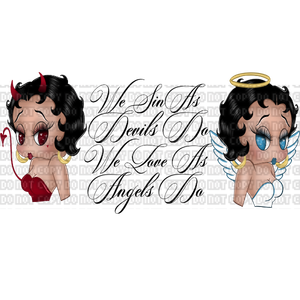 Betty Diablita Y Angelita Libbey Wrap