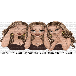 See,Hear,Speak No Evil Libbey Wrap