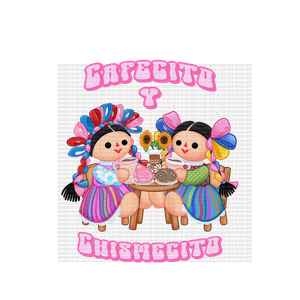 Cafecito Y Chismecito  UVDTF Decal