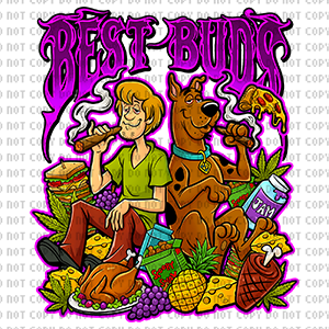 Best Buds 420 UVDTF Decal