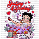 Soaking & Smoking UVDTF Decal