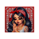 Red Bandana Chola Tumbler Wrap