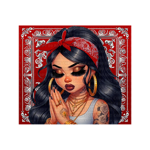 Red Bandana Chola Tumbler Wrap