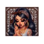 Brown Bandana Chola Tumbler Wrap