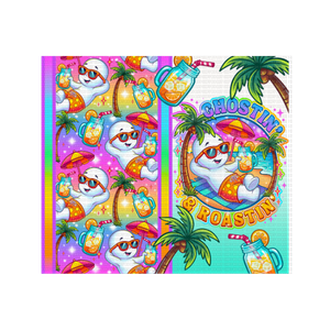 Ghostin & Roastin Tumbler Wrap