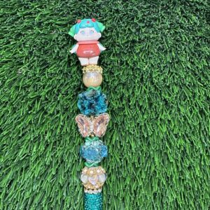 Teal QOQO Butterfly Beaded Pen