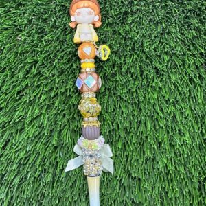 Dora Brown Beaded Pen