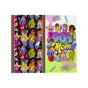 90s Mom Tumbler Wrap