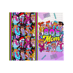 80s Mom Tumbler Wrap
