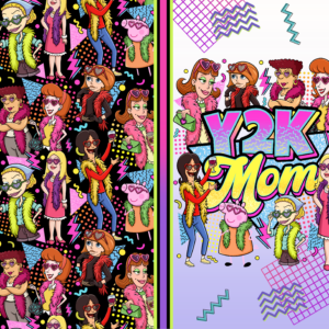 Y2K Mom Tumbler Wrap