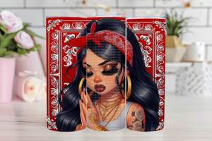 Bandana Chola Sublimation Tumbler - Image 4