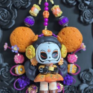 Catrina Beaded Purse Charm