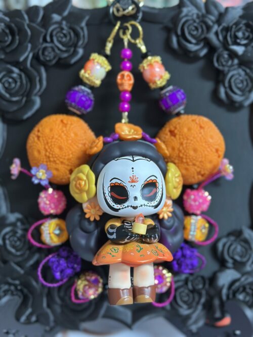 IMG_3670 Catrina Beaded Purse Charm - Image 1