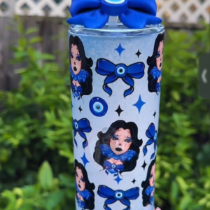 Ojo Payasa With 3d Topper Sublimation Tumbler