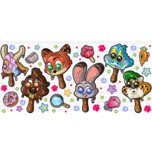 Zoo Ice Cream Libbey Wrap