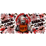 Maniacal Clown Libbey Wrap