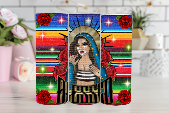 Copy of Untitled - 2026-07-24T204319.755 Blessed Chola Sublimation Tumbler - Image 1