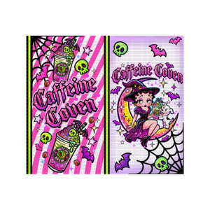 Caffeine Coven Betty Tumbler Wrap