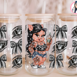 Football Piggy 1 Libbey Wrap