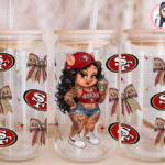 Football Piggy 2 Cup with UVDTF with 3D topper