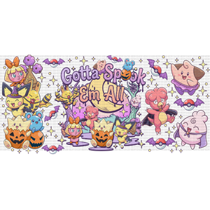Gotta Spook Em All Libbey Wrap