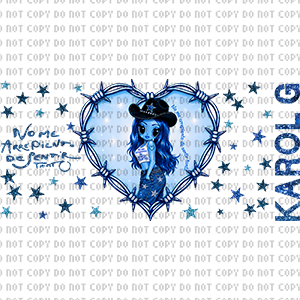 Blue Karol 6 HHD Libbey Wrap Digital Download