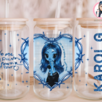 Blue Karol 1 Cup with UVDTF