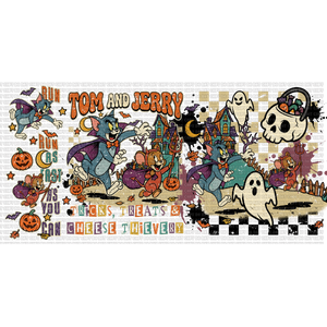 Tom and J Halloween Libbey Wrap