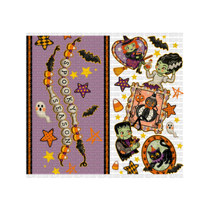 Vintage Halloween Tumbler Wrap