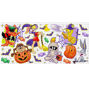 Looney Halloween Libbey Wrap