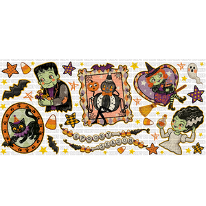 Vintage Halloween Libbey Wrap