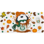 Pumpkin Spice Dog 2 Libbey Wrap