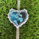 KG BM Still Heart 3D Printed Straw or Pen Topper - Image 3