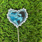 KG BM Still Heart 3D Printed Straw or Pen Topper - Image 2