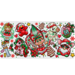 90's Christmas Libbey Wrap