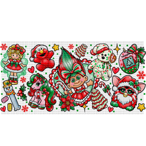 90's Christmas Libbey Wrap