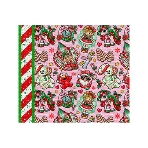 90's Christmas Tumbler Wrap